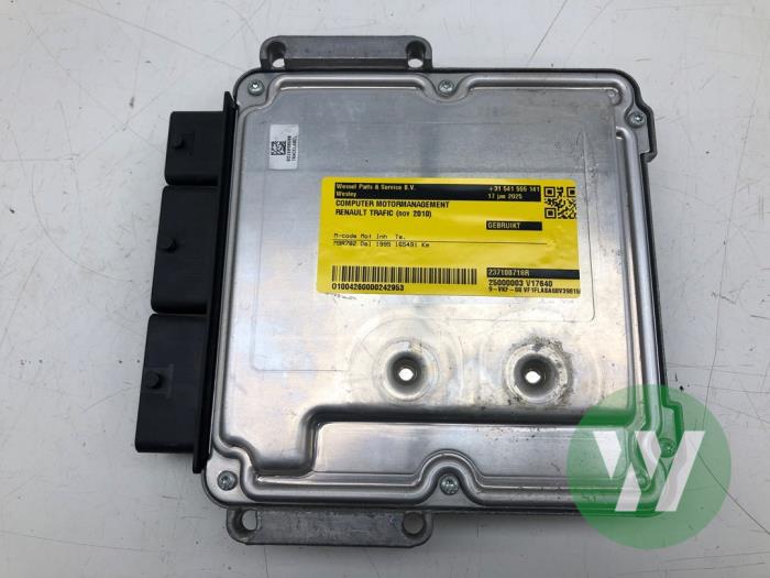 Used Engine management computer Renault Trafic New (FL) 2.0 dCi 16V 90 Price € 208,95 Margin scheme offered by Wessel Parts & Service B.V.