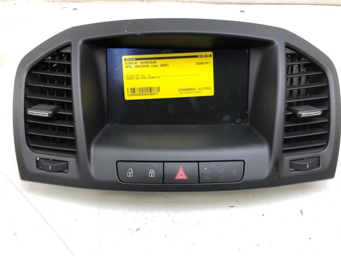 Begagnade Innerdisplay Opel Insignia Sports Tourer 2.8 V6 Turbo 24V 4x4 Ecotec Pris € 156,45 Marginaltabell erbjuds av Wessel Parts & Service B.V.
