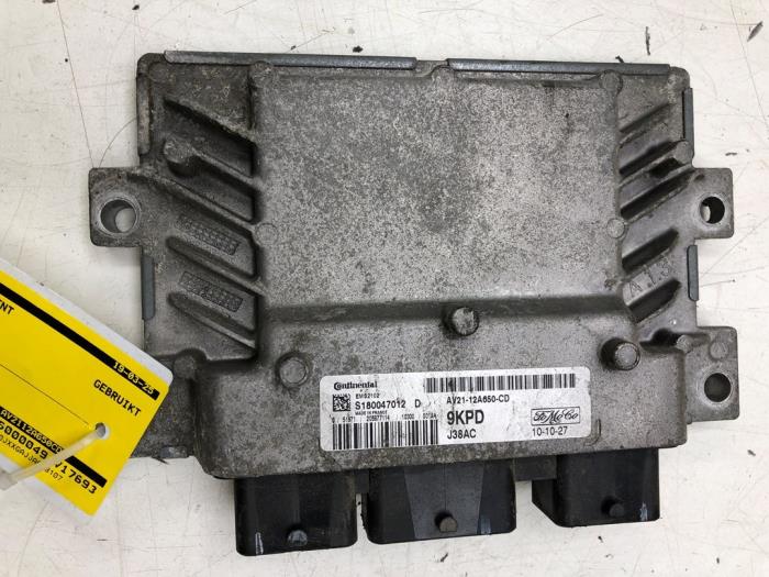Used Engine management computer Ford Fiesta 6 (JA8) 1.25 16V Price € 51,45 Margin scheme offered by Wessel Parts & Service B.V.