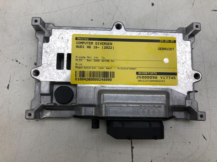 Usagé Ordinateur divers Audi A6 Avant (C8) 3.0 V6 24V 55 TFSI Mild Hybrid Quattro Prix € 418,95 Règlement à la marge proposé par Wessel Parts & Service B.V.