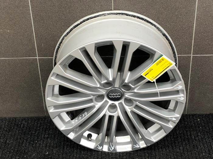 Używane Obrecz Audi A5 Sportback (F5A/F5F) 2.0 TFSI Mild Hybrid 16V Cena € 156,45 Procedura marży oferowane przez Wessel Parts & Service B.V.
