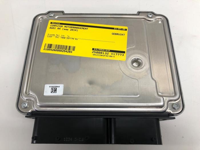 Used Engine management computer Audi A4 Avant (B8) 2.0 TDI 16V Price € 156,45 Margin scheme offered by Wessel Parts & Service B.V.