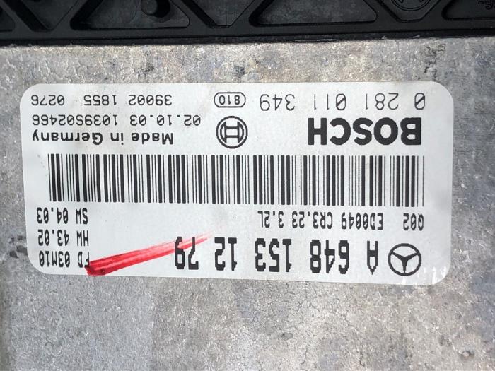 Used Engine management computer Mercedes E (W211) 3.2 E-320 CDI 24V Price € 103,95 Margin scheme offered by Wessel Parts & Service B.V.