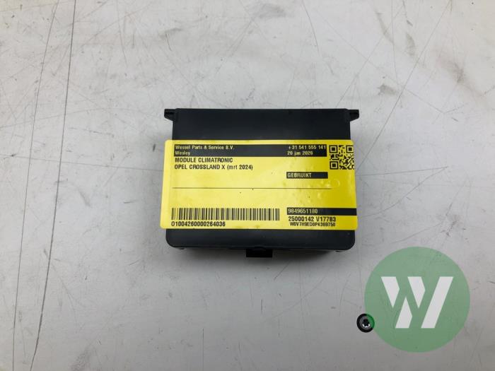 Gebrauchte Modul Climatronic Opel Crossland (X) 1.2 Turbo 12V Preis € 40,95 Margenregelung angeboten von Wessel Parts & Service B.V.