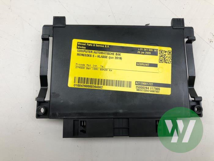 Used Automatic gearbox computer Mercedes E Estate (S213) E-200 2.0 Turbo 16V Price € 36,75 Margin scheme offered by Wessel Parts & Service B.V.