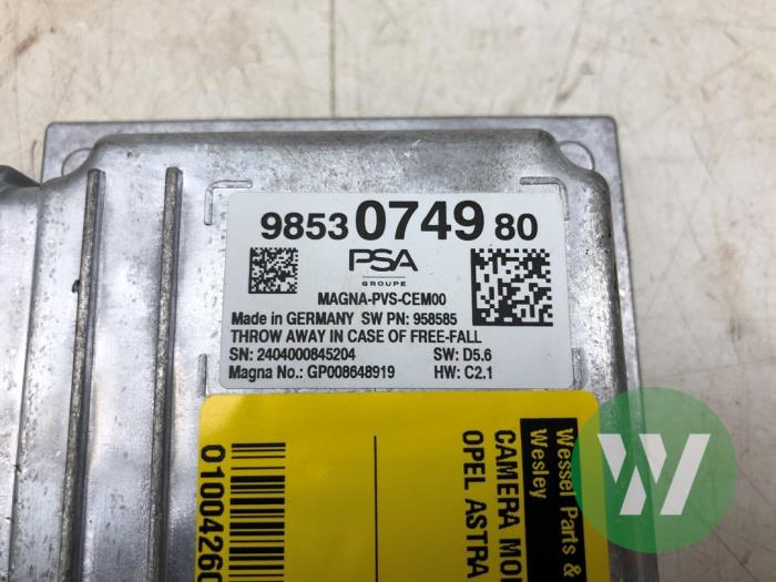 Używane Modul kamery Opel Astra L (F3/FB/FM/FP) 1.2 Turbo 130 12V Cena € 156,45 Procedura marży oferowane przez Wessel Parts & Service B.V.