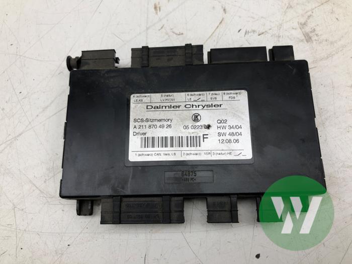 Begagnade Sätesdator Mercedes R (W251) 3.0 320 CDI 24V 4-Matic Pris € 40,95 Marginaltabell erbjuds av Wessel Parts & Service B.V.