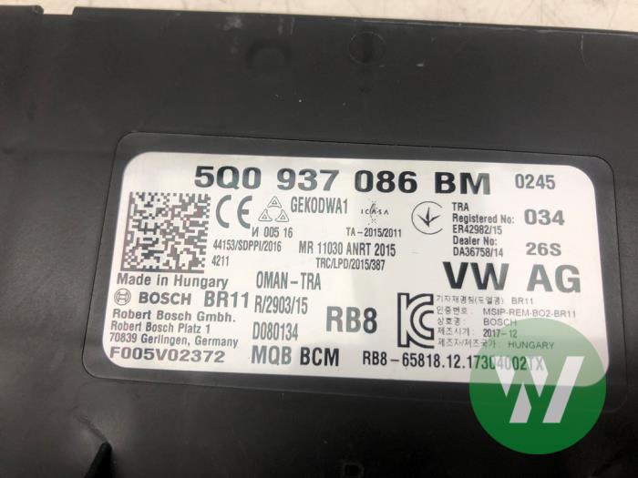 Used Body control computer Volkswagen Passat (3G2) 2.0 TDI 16V 150 Price € 89,25 Margin scheme offered by Wessel Parts & Service B.V.