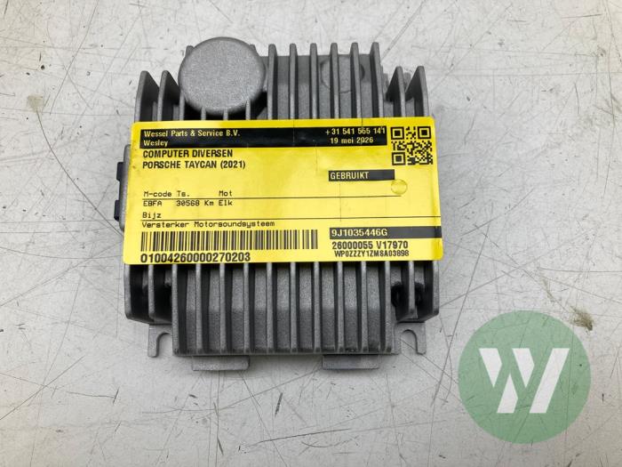 Usagé Ordinateur divers Porsche Taycan (Y1A) 4S Performance Prix € 261,45 Règlement à la marge proposé par Wessel Parts & Service B.V.