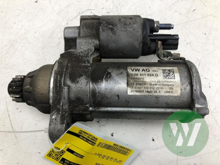 Gebrauchte Anlasser Volkswagen Golf Sportsvan (AUVS) 1.5 TSI Evo BlueMotion 16V Preis € 40,95 Margenregelung angeboten von Wessel Parts & Service B.V.