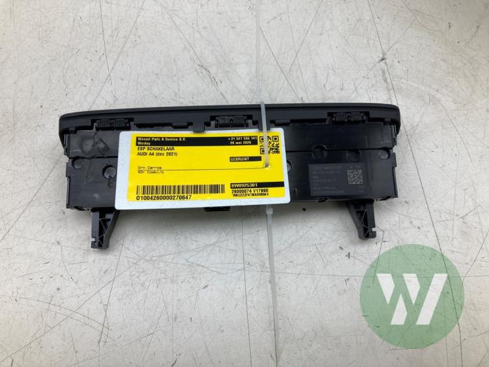 Używane Przelacznik ESP Audi A4 Allroad Quattro (B9) 3.0 50 TDI Mild hybrid V6 24V Cena € 51,45 Procedura marży oferowane przez Wessel Parts & Service B.V.