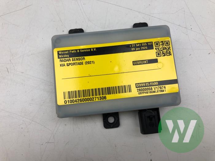 Begagnade Radarsensor Kia Sportage (QL) 1.6 T-GDI 16V 4x4 Pris € 103,95 Marginaltabell erbjuds av Wessel Parts & Service B.V.