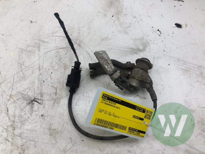 Używane Wtryskiwacz AdBlue Volkswagen Transporter T6 2.0 TDI DRF Cena € 40,95 Procedura marży oferowane przez Wessel Parts & Service B.V.