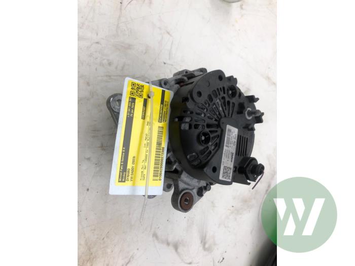 Gebrauchte Dynamo Volkswagen Caddy Cargo V (SBA/SBH) 1.5 TGI Preis € 261,45 Margenregelung angeboten von Wessel Parts & Service B.V.