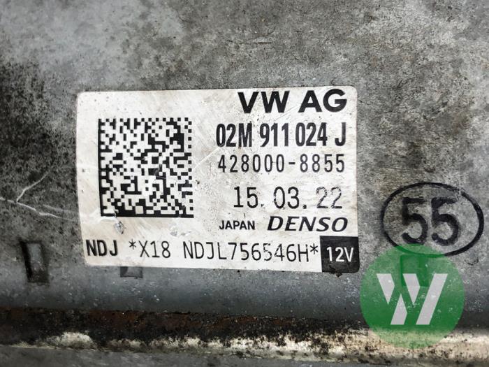 Used Starter Volkswagen Caddy Cargo V (SBA/SBH) 1.5 TGI Price € 40,95 Margin scheme offered by Wessel Parts & Service B.V.