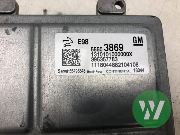 Engine management computer from a Opel Astra K Sports Tourer 1.6 CDTI 110 16V 2018