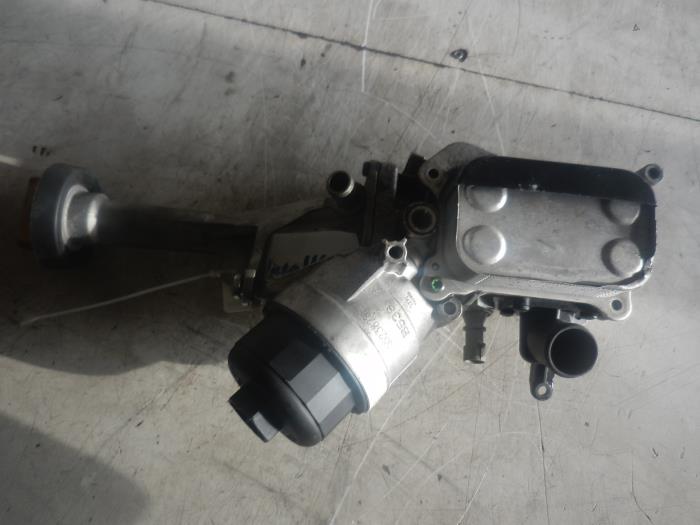 Oil filter housing from a Fiat 500 2009