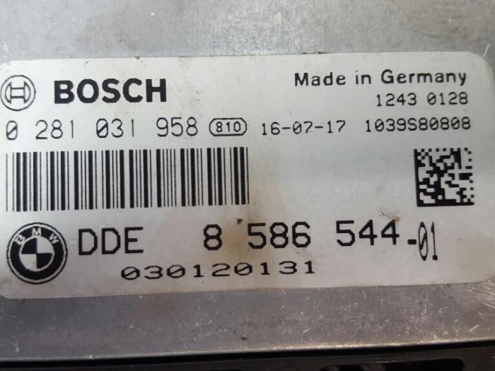 Ordinateur gestion moteur d'un BMW X6 (F16) M50d 3.0 24V 2016