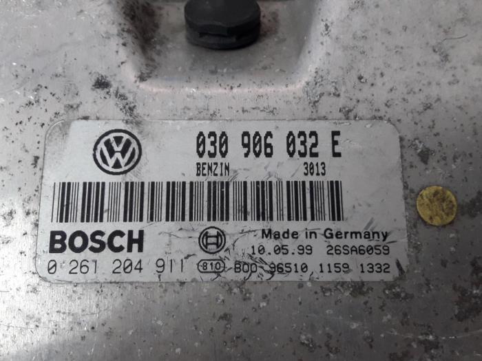 Used Engine management computer Volkswagen Lupo (6X1) 1.0 MPi 50 Price € 50,00 Margin scheme offered by De Witte Boerderij AutoMotive