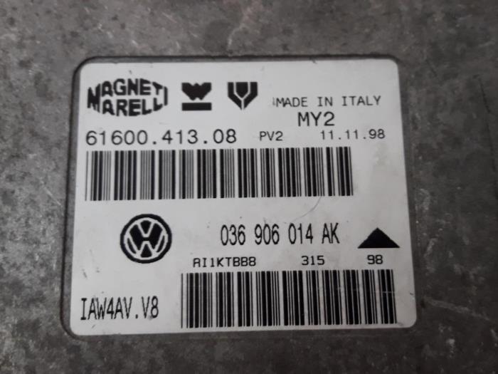 Used Engine management computer Volkswagen Lupo (6X1) 1.4 16V 75 Price € 50,00 Margin scheme offered by De Witte Boerderij AutoMotive