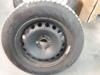 Wheel + winter tyre from a Renault Megane II Grandtour (KM), 2003 / 2009 1.5 dCi 100, Combi/o, 4-dr, Diesel, 1.461cc, 74kW (101pk), FWD, K9K728; K9K729, 2004-02 / 2006-03, KMR2 2005