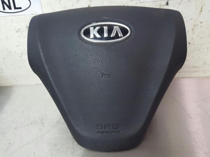 Left airbag (steering wheel) from a Kia Rio II (DE) 1.4 16V 2008