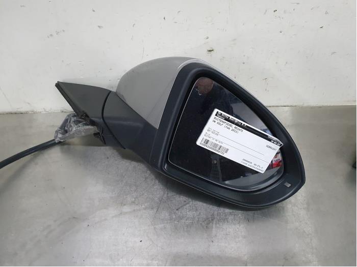 Wing mirror, right from a Volkswagen Golf VII (AUA) 1.4 TSI 16V 2013