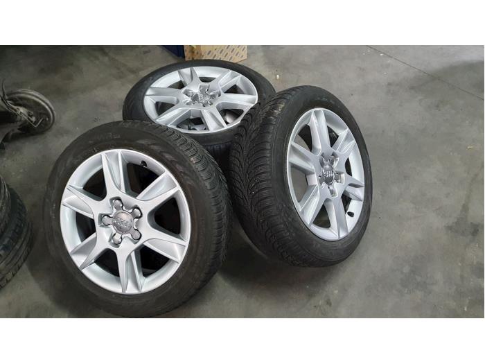 Set of sports wheels + winter tyres from a Audi A3 2010