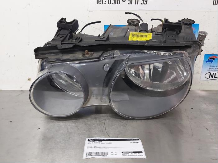 Headlight, left from a BMW 3 serie Compact (E46/5) 316ti 16V 2005