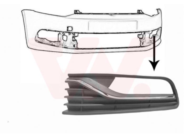 Bumper grille from a Volkswagen Polo 2016