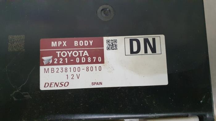 Used Body control computer Toyota Yaris III (P13) 1.5 16V Dual VVT-iE Price € 85,00 Margin scheme offered by De Witte Boerderij AutoMotive