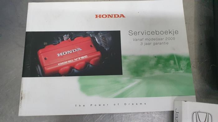 Livret d'instructions d'un Honda Jazz (GD/GE2/GE3) 1.4 i-Dsi 2006