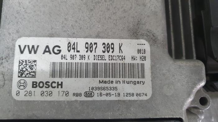 Engine management computer Volkswagen Caddy III (2KA,2KH,2CA,2CH), 2004 / 2015 2.0 TDI DPF, Delivery, Diesel, 1.968cc, 103kW (140pk), FWD, BMM; EURO4, 2007-09 / 2010-08, 2KA (Used)