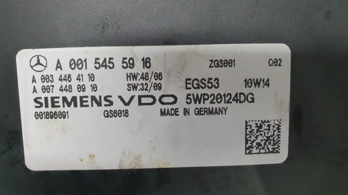 Ordenador de caja automática de un Mercedes-Benz Sprinter 3,5t (906.63) 316 CDI 16V 2010