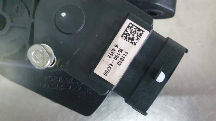 Sensor de posición de acelerador de un Kia Picanto (TA) 1.2 16V 2012