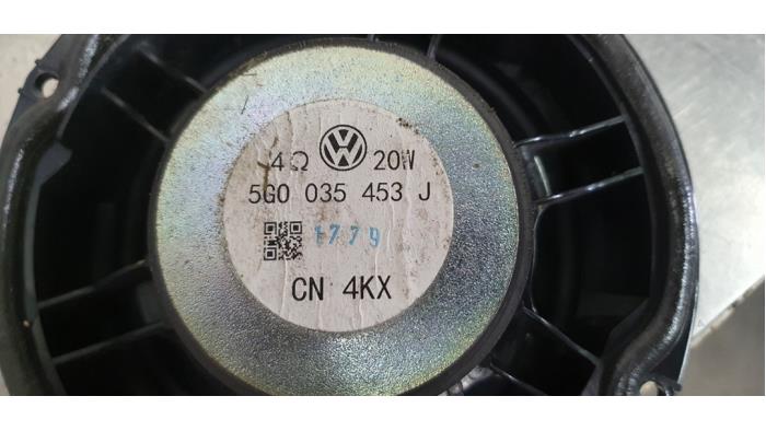 Haut-parleur d'un Volkswagen Golf VII (AUA) 1.0 TSI 12V BlueMotion 2019