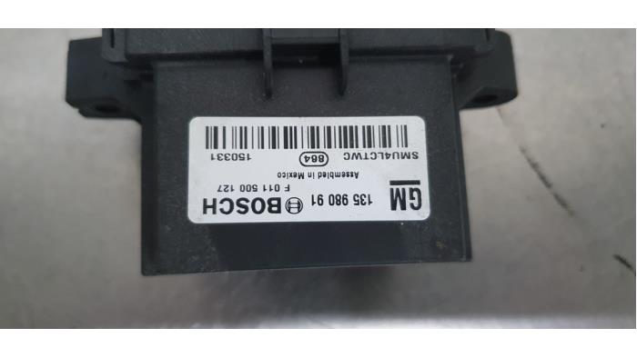 Heater resistor from a Opel Meriva 1.6 CDTI 16V 2015