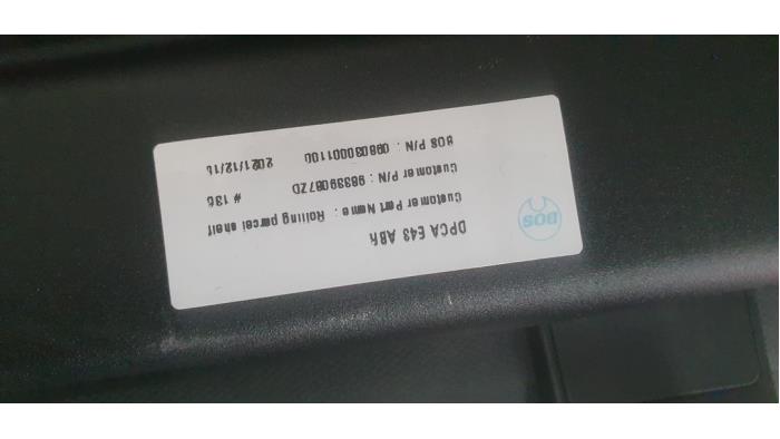 Bâche coffre à bagages Citroen C5-X - YL018371ZD