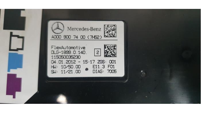Innenbeleuchtung vorne van een Mercedes-Benz B (W246,242) 1.6 B-180 BlueEFFICIENCY Turbo 16V 2012