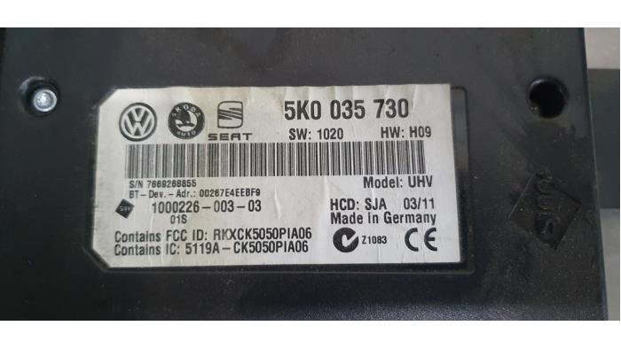 Używane Modul Bluetooth Seat Ibiza IV (6J5) 1.2 TDI Ecomotive Cena € 125,00 Procedura marży oferowane przez De Witte Boerderij AutoMotive