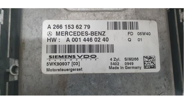 Used Engine management computer Mercedes A (W169) 1.7 A-170 5-Drs. Price € 95,00 Margin scheme offered by De Witte Boerderij AutoMotive