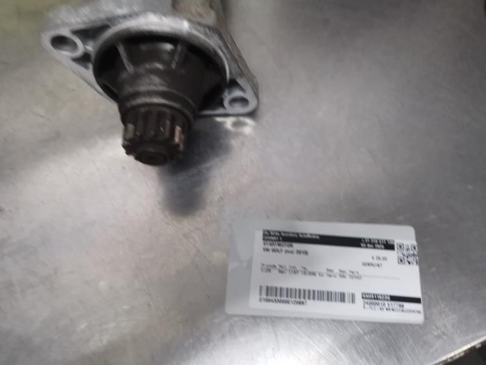 Gebrauchte Anlasser Volkswagen Golf VII (AUA) 1.2 TSI 16V Preis € 15,00 Margenregelung angeboten von De Witte Boerderij AutoMotive