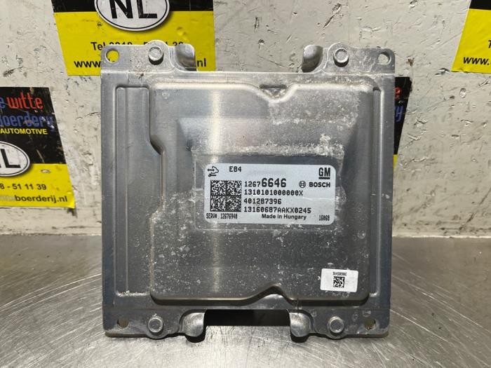 Used Engine management computer Opel Karl 1.0 12V Price € 125,00 Margin scheme offered by De Witte Boerderij AutoMotive