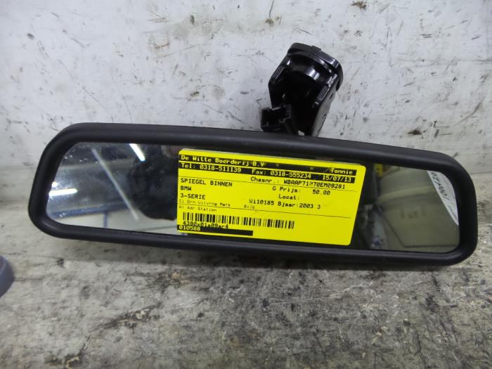 Begagnade Backspegel BMW 3 serie Touring (E46/3) 320d 16V Pris € 20,00 Marginaltabell erbjuds av De Witte Boerderij AutoMotive
