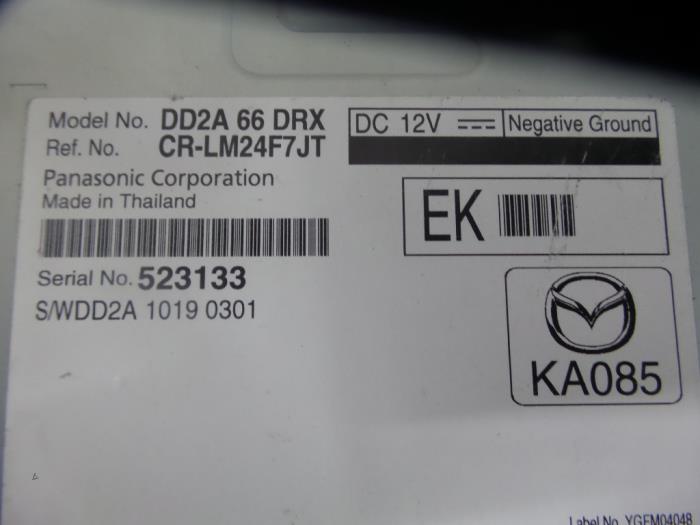 Navigeringsmodul från en Mazda CX-3 (DJ/DK) 2.0 SkyActiv-G 120 2016