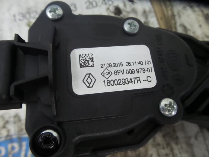 Begagnade Gaspedalsensor Renault Clio IV (5R) 0.9 Energy TCE 90 12V Pris € 10,00 Marginaltabell erbjuds av De Witte Boerderij AutoMotive