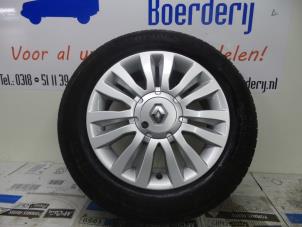 Used Wheel + winter tyre Renault Clio III (BR/CR) 1.2 16V 75 Price € 50,00 Margin scheme offered by De Witte Boerderij B.V.