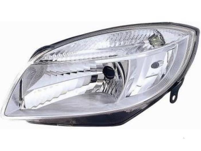 Nowe Reflektor lewy Skoda Fabia Cena € 70,00 Z VAT oferowane przez De Witte Boerderij AutoMotive
