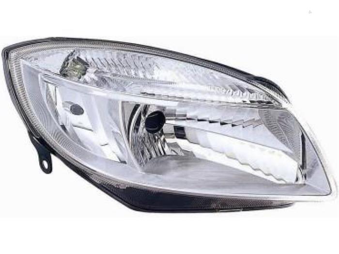 Nowe Reflektor prawy Skoda Fabia Cena € 70,00 Z VAT oferowane przez De Witte Boerderij AutoMotive