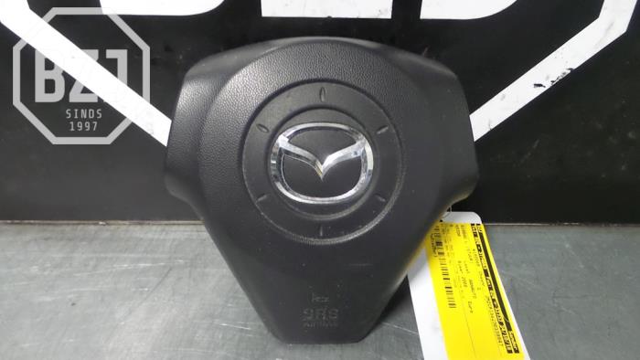 Left airbag (steering wheel) from a Mazda 5 (CR19) 1.8i 16V 2008